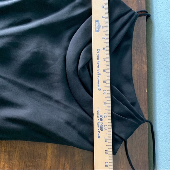 Little Black Dress Formal Cocktail Drapes in Front - Picture 6 of 6